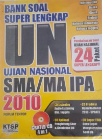 Image of Bank Soal Super Lengkap UN IPA