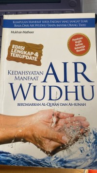 Image of KEDAHSYATAN MANFAAT AIR WUDHU