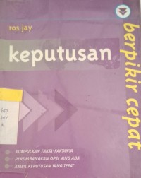 Image of Keputusan Berfikir Cepat